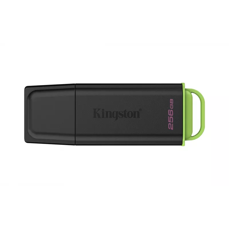 Kingston DataTraveler Exodia 256GB USB 3.2 Gen 1 atmintukas, juoda/žalia