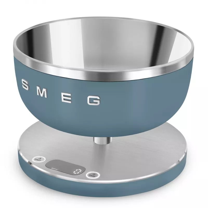 Smeg skaitmeninė virtuvinė svarstyklė KSC01SBMWW, max. 5 kg, Storm Blue