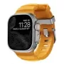 NOMAD Rocky Point Band – dirželis Apple Watch 46mm/49mm su FKM ir titanu (sol, natūrali apkaustai)