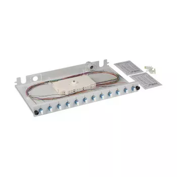 EFB Spleibox gr išplėčiamas LC/APC OS2 12xPigtail atskirti ir 6xDuplex-Coupling