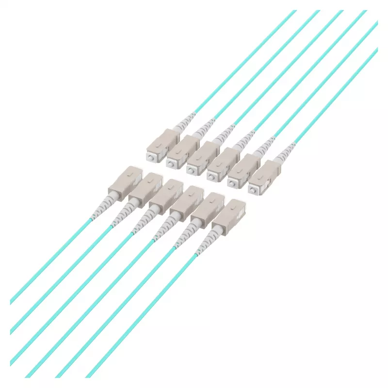 EFB magistralinis kabelis U-DQ(ZN)BH OM3 12G (1x12) SC-SC 60m Dca LSZH