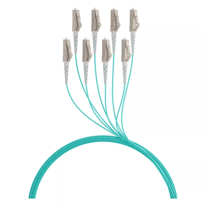 EFB Trunk Cable U-DQ(ZN)BH OM3 8G (1x8) LC-LC 180m Dca LSZH