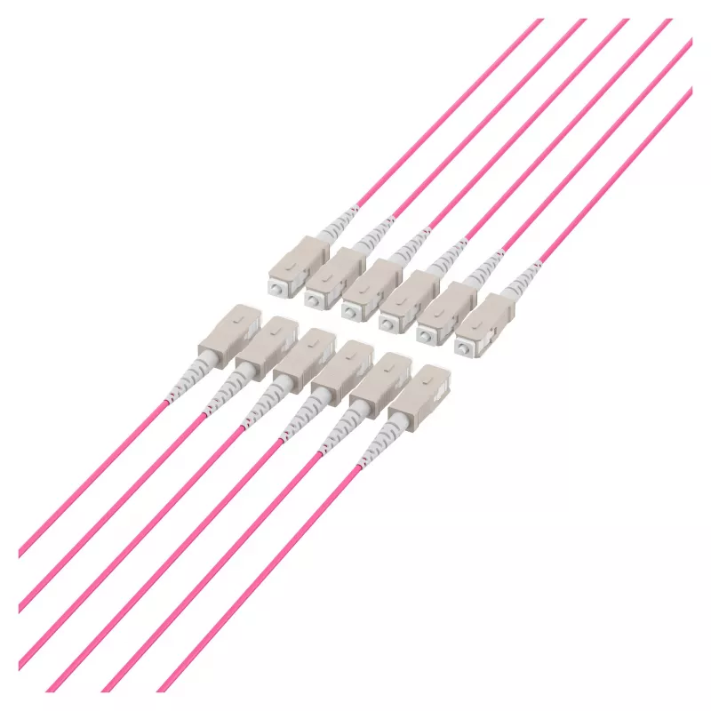EFB magistralinis kabelis U-DQ(ZN)BH OM4 12G (1x12) SC-SC 170m Dca LSZH