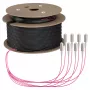EFB magistralinis kabelis U-DQ(ZN)BH OM4 8G (1x8) SC-SC 120m Dca LSZH