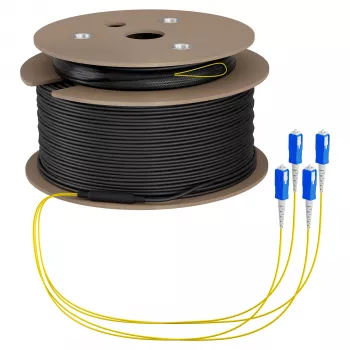 EFB Trunk Cable U-DQ(ZN)BH OS2 4E (1x4) SC-SC 120m Dca LSZH G657A1