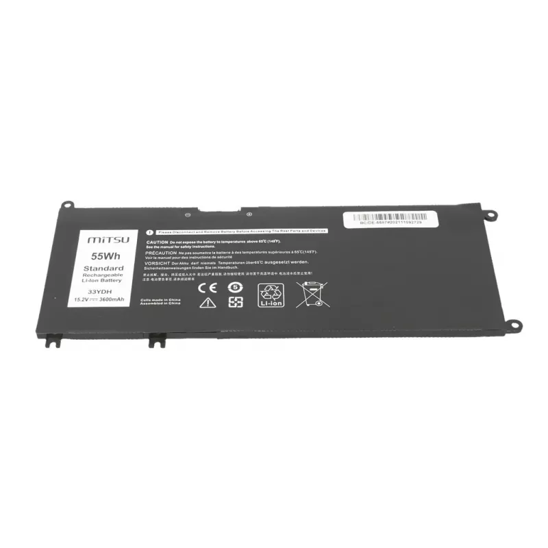 Baterija, skirta Dell Inspiron 15 5587, 7588, 3600 mAh (55 Wh), 15,2 V