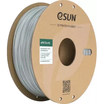 EPETG 1,75 mm SOLID SILVER 1 kg ESUN 3D FILAMENTAS (ePETGP175SS1)
