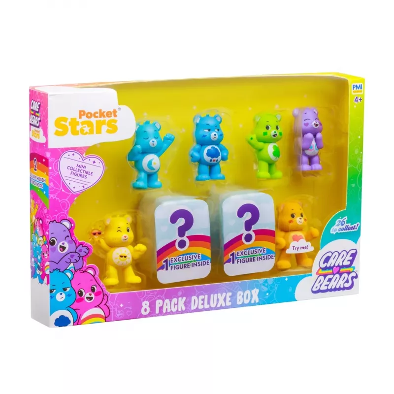 Care Bears S1 Figūrėlės - 8 vnt. Deluxe Dėžutė (Asortimentas)