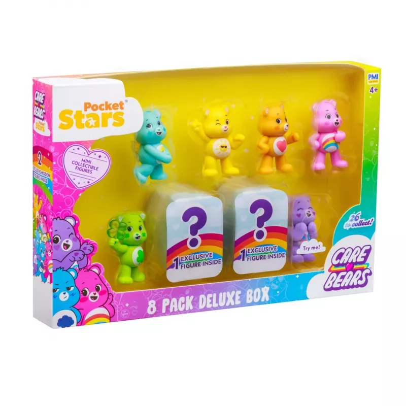 Care Bears S1 Figūrėlės - 8 vnt. Deluxe Dėžutė (Asortimentas)