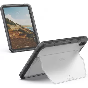 UAG Urban Armor Gear Trooper Dėklas | Apple iPad 11 (2025) / iPad 10,9 (2022) | ledo (permatoma)/pelenų (pilka) | 124512114331