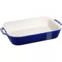 Staub Stačiakampis keraminis indas, tamsiai mėlynas, 34x24x7.6 cm