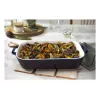 Staub Stačiakampis keraminis indas, tamsiai mėlynas, 34x24x7.6 cm