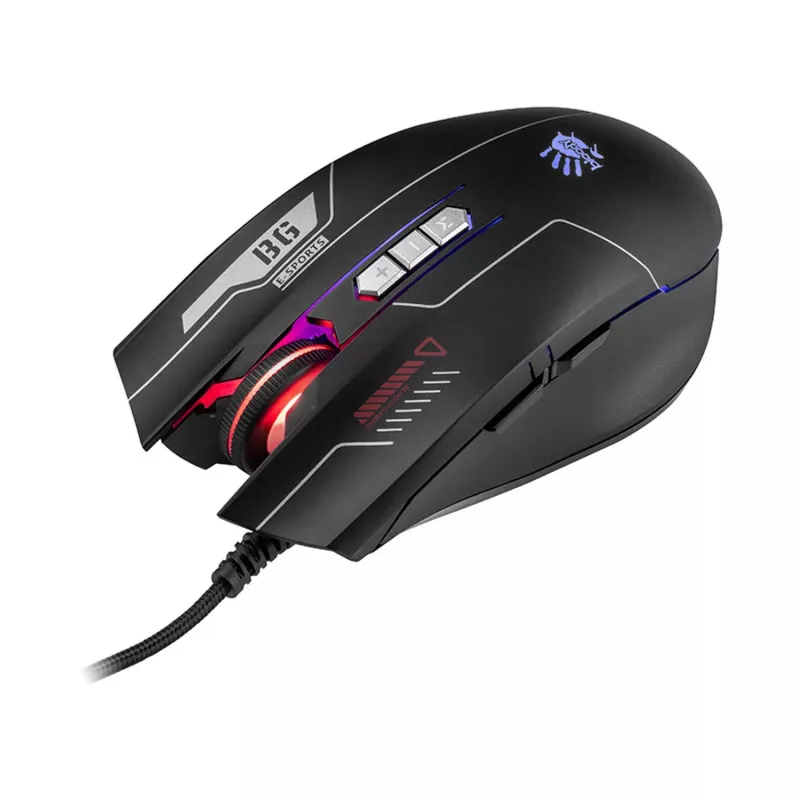 A4TECH BLOODY B1700 B140N +ES7 + BP-50M USB / Esports Juodas USB rinkinys klaviatūra+pelė+kilimėlis