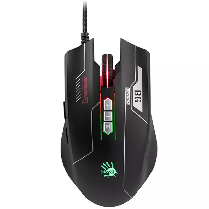 A4TECH BLOODY B1700 B140N +ES7 + BP-50M USB / Esports Juodas USB rinkinys klaviatūra+pelė+kilimėlis