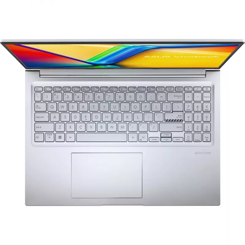 Nešiojamas kompiuteris ASUS Vivobook 16 X1605VA-MB1803, Intel Core i5-13420H, 40,6 cm (16 inch) WUXGA, 16 GB DDR4, 512 GB SSD, Wi-Fi 6E, sidabrinis