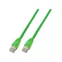 EFB-Elektronik RJ45 jungiamasis kabelis Cat.6 U/UTP LSZH CCA žalias 3m (K8104GN.3)