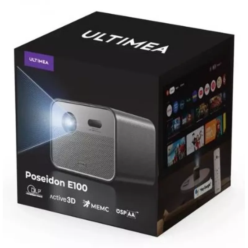 Ultimea Projektorius Poseidon E100 DLP – skaitmeninis projektorius DLP/DMD