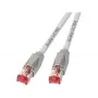 EFB-Elektronik RJ45 jungiamasis laidas Cat.6A S/FTP LSZH Draka UC900 TM21 Baltas 1,5m