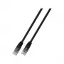 EFB-Elektronik RJ45 Patch Laidas Cat.6 U/UTP PVC CCA juodas 1,5m (K8100SW.1,5)