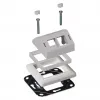 Adapterinis rėmelis EFB Elektronik ET-25092.8, skirtas Gira RAL9003 suderinamumui su ET-25092.x ir FTTH-OUTLET-xx moduliais