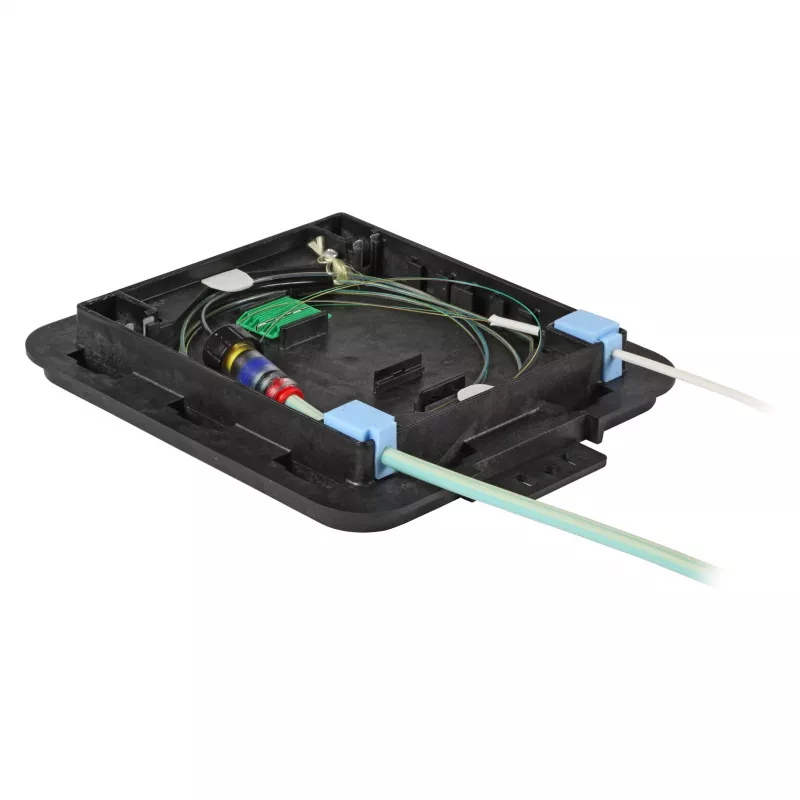 EFB Elektronik 83205.1 kompaktiška šviesolaidžių sujungimo mova, 12 skaidulų (Crimp)
