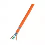 EFB-Elektronik LANCat.7 neekranuotas kabelis 1000 AWG23 S/FTP, 4P FRNC-B, CPR Dca, oranžinis, 500 m