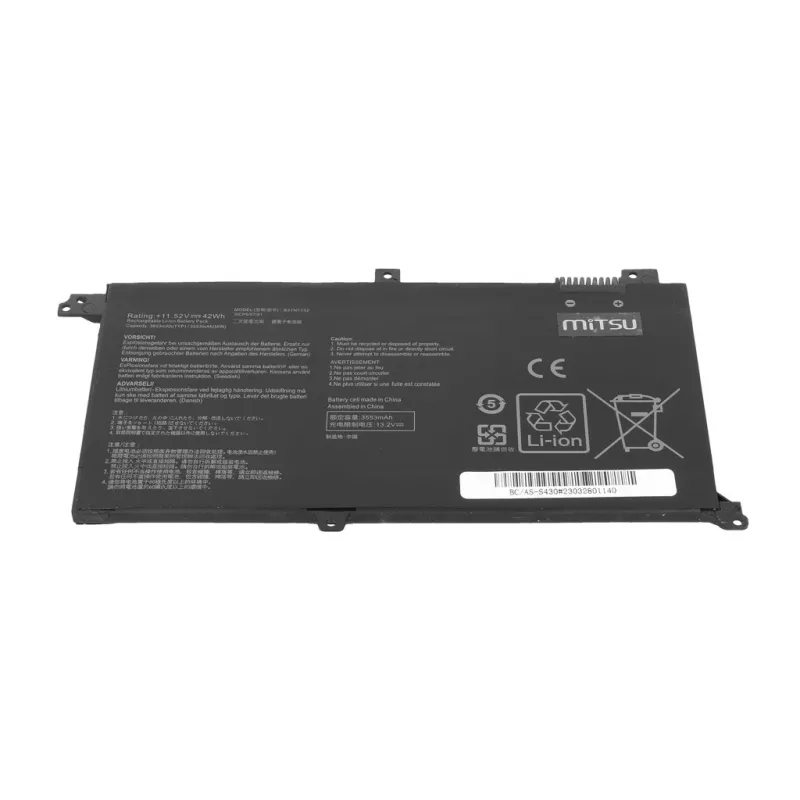 Baterija ASUS B31N1732, skirta VIVOBOOK S430, X430U, K430