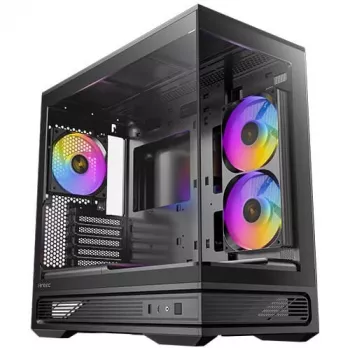 Antec korpusas Mini C2M ARGB M-ATX/M-ITX be maitinimo šaltinio juodas