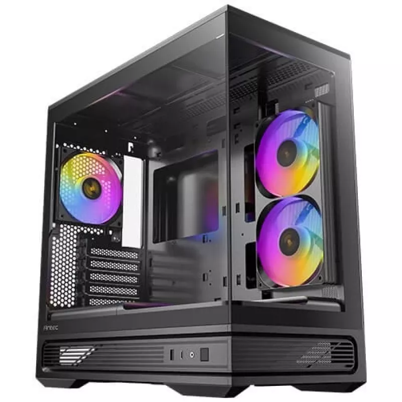 Antec korpusas Mini C2M ARGB M-ATX/M-ITX be maitinimo šaltinio juodas