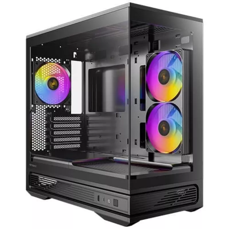 Antec korpusas Mini C2M ARGB M-ATX/M-ITX be maitinimo šaltinio juodas