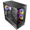Antec korpusas Mini C2M ARGB M-ATX/M-ITX be maitinimo šaltinio juodas