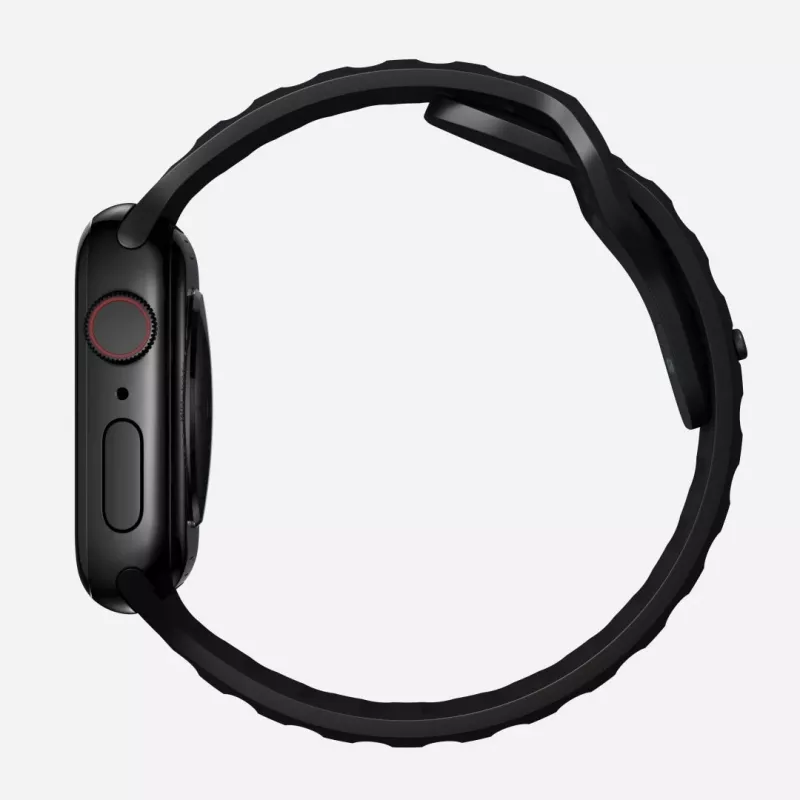 NOMAD Sport Band – dirželis Apple Watch 46mm/49mm su FKM (juodas)