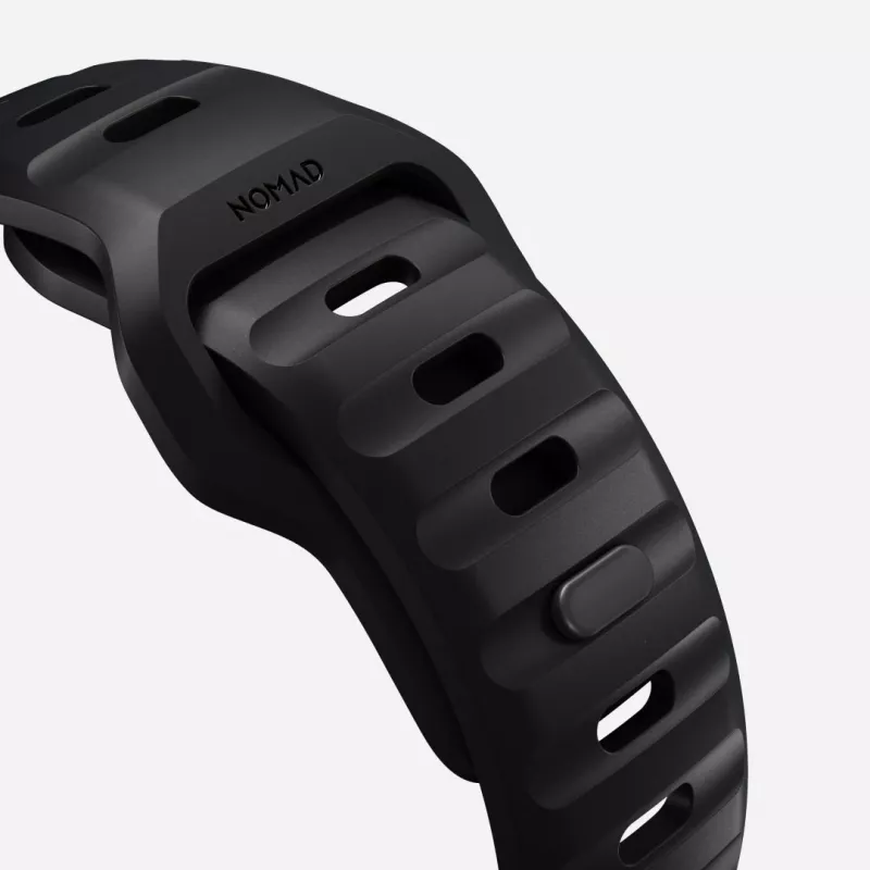 NOMAD Sport Band – dirželis Apple Watch 46mm/49mm su FKM (juodas)