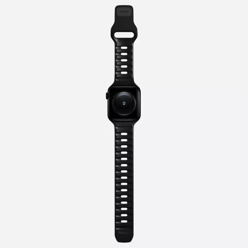 NOMAD Sport Band – dirželis Apple Watch 46mm/49mm su FKM (juodas)