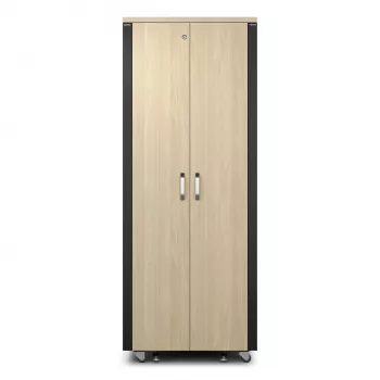 APC NetShelter Soundproof – Triukšmą slopinantis stelažas 38U, 19 colių, klevo spalvos