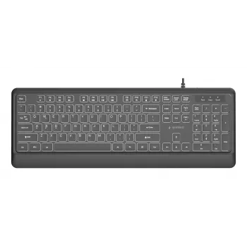 Multimedijos klaviatūra USB ENG/JUODA KB-UML-04 Gembird