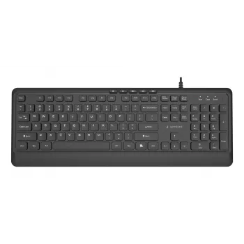 Multimedijos klaviatūra USB ENG/JUODA KB-MCH-05 Gembird