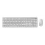 Belaidis klaviatūros ir pelės rinkinys Gembird KBS-WPS-01-W ENG/WH