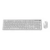 Belaidis klaviatūros ir pelės rinkinys Gembird KBS-WPS-01-W ENG/WH