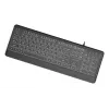 Gembird KB-UML-04-CYRL klaviatūra multimedijos USB, juoda, kirilicos išdėstymu