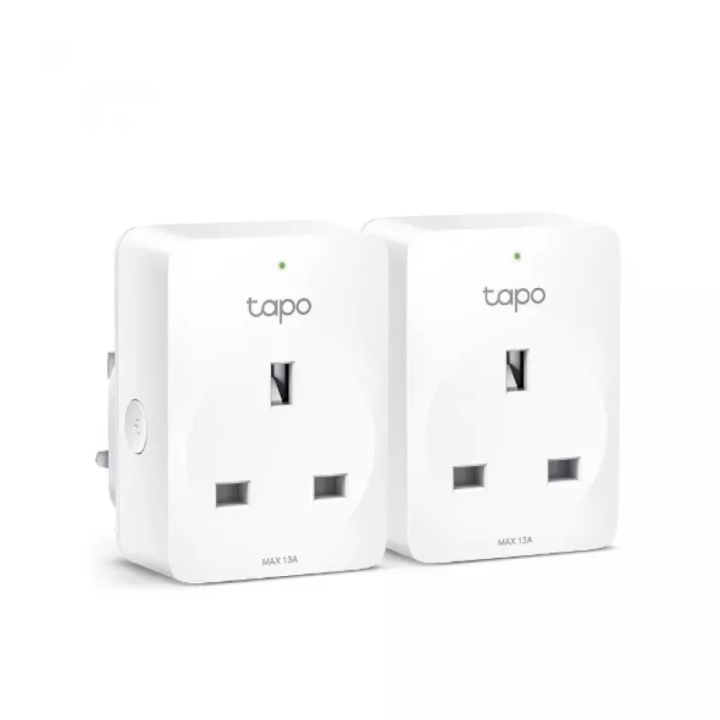 TP-Link Tapo P100 Mini išmanusis Wi-Fi kištukinis lizdas, baltas, vidaus, polikarbonatas (PC)