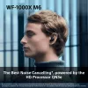 Sony WF-1000XM6 belaidės ausinės į ausis, sidabrinės