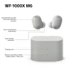 Sony WF-1000XM6 belaidės ausinės į ausis, sidabrinės