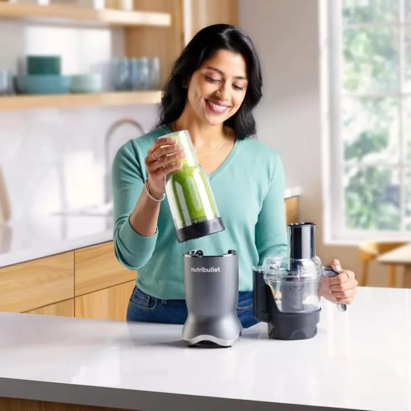 NutriBullet NB1224DG stalinis blenderis 0,9 L 1200 W tamsiai pilkas