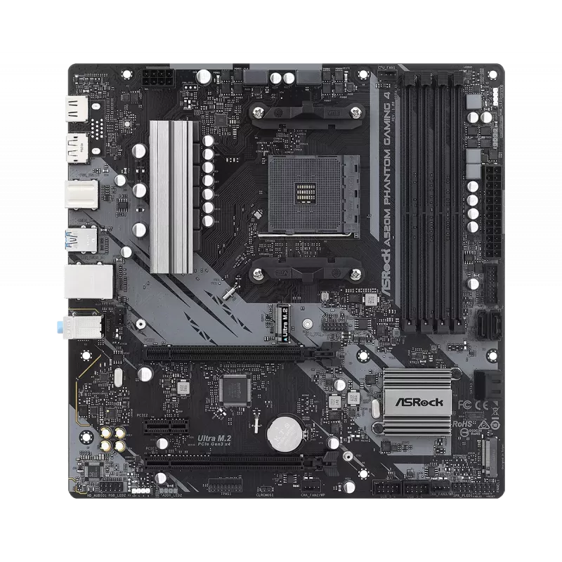ASRock A520M PHANTOM GAMING 4 pagrindinė plokštė