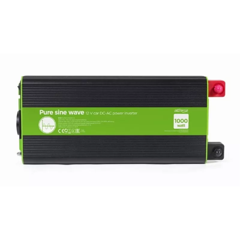 Automobilinis keitiklis grynas sinusas 12V/230V 1000W/2000W ENERGENIE