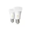 Philips Hue White ambience A60 – E27 išmanioji lemputė – 1100 liumenų (2 vnt. pakuotė)