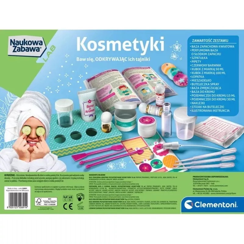Clementoni Moksliniai pramogos. Kosmetika 50891