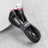 Laidas Baseus Cafule USB-C 2A 3m (Juodas+Raudonas)