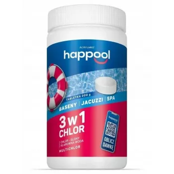 Acrylmed MULTICHLOR 3 in 1 chlorinės baseino tabletės 1 kg